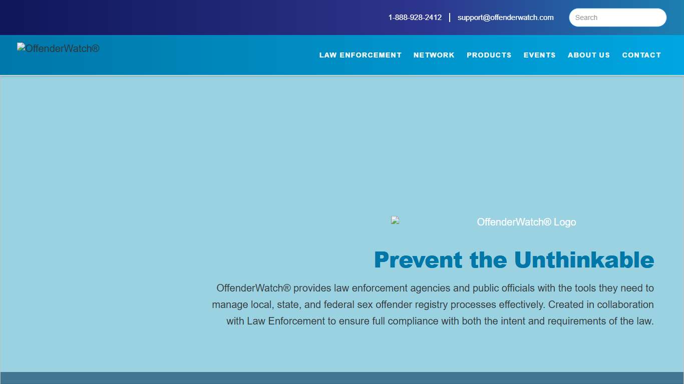 OffenderWatch | Allowing Your Agency To Work Smarter, Together