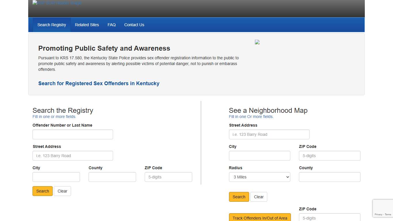 Home Page - Kentucky Sex Offender Registry